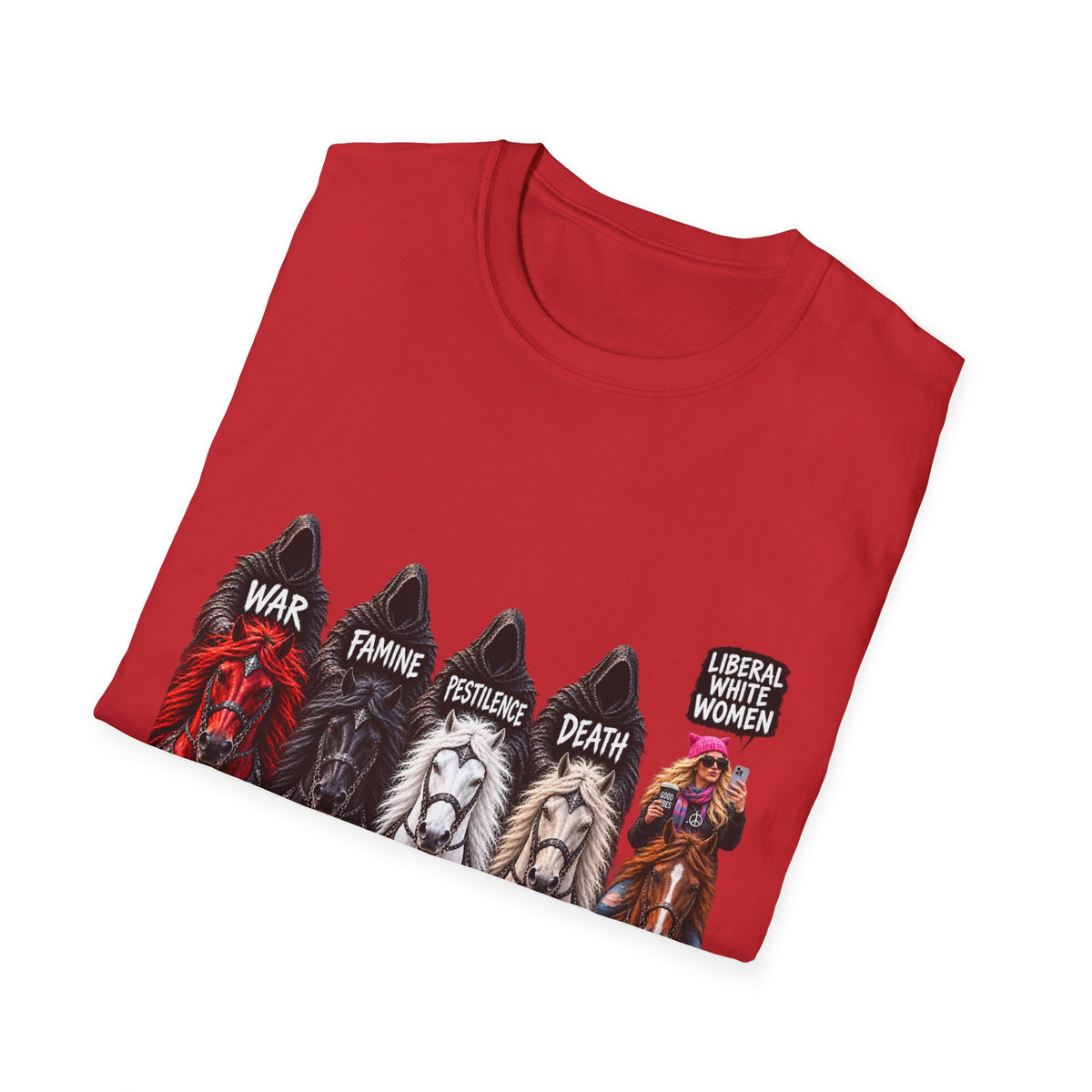 T-Shirt — Four Horsemen Graphic Tee (War, Famine, Pestilence, Death)