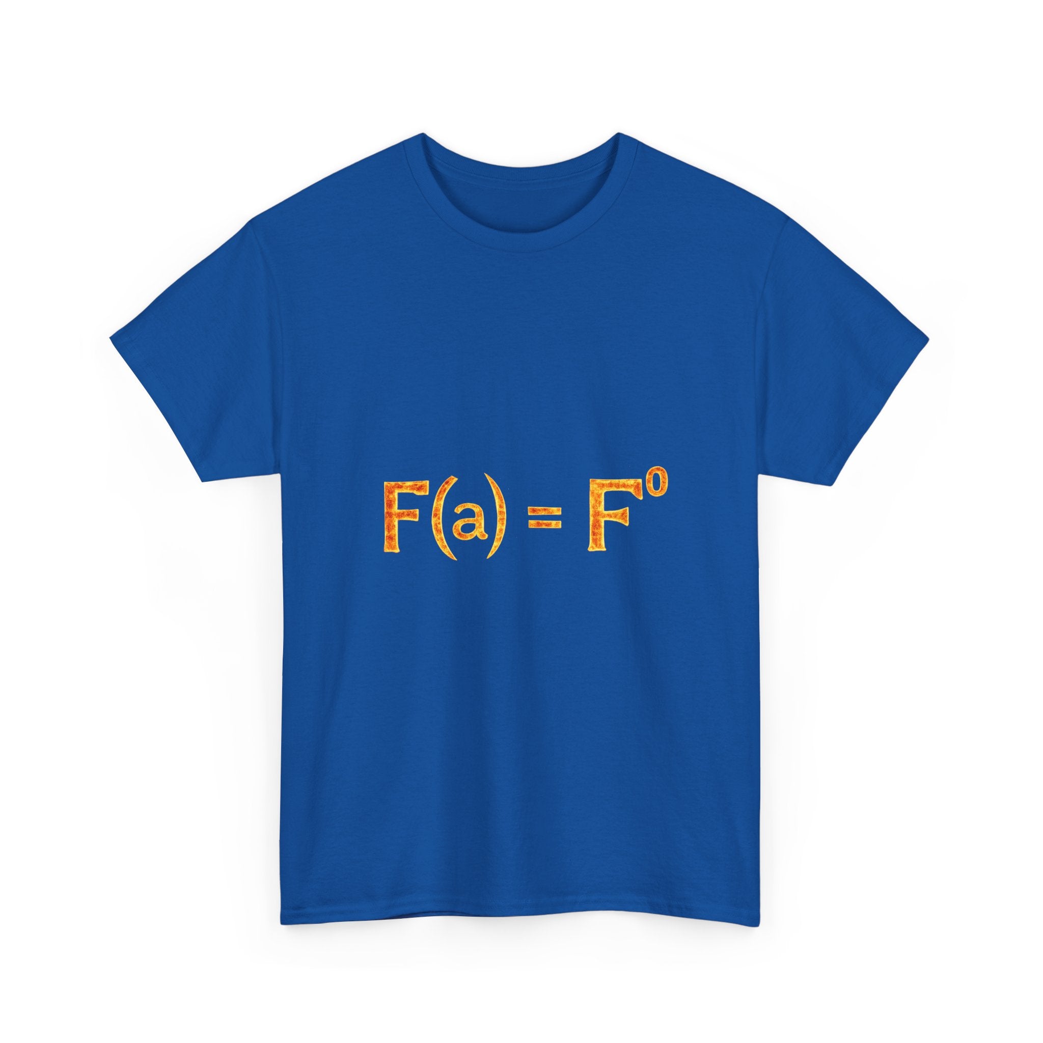 Math Humor T-Shirt — “F(a) = F” Funny Physics/Calculus Tee
