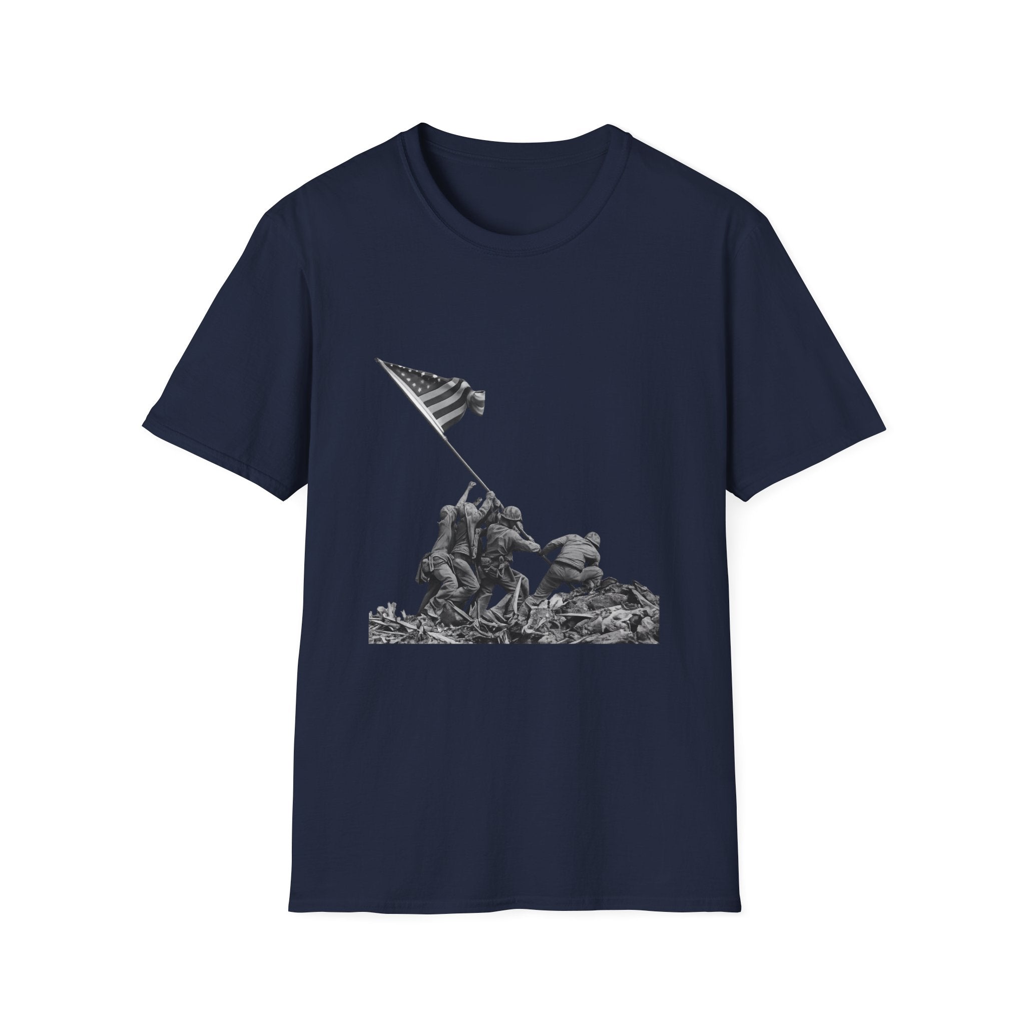 Iwo Jima Flag Raising T-Shirt — WWII Memorial Tribute Tee
