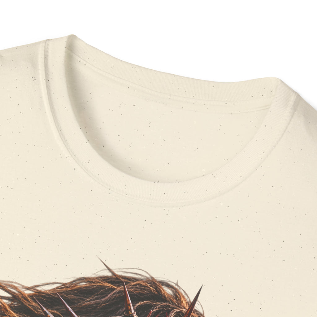 Jesus Portrait T-Shirt — Crown of Thorns Inspirational Christian Tee