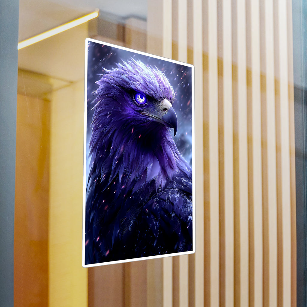 Purple Fantasy Eagle Kiss-Cut Vinyl Decal