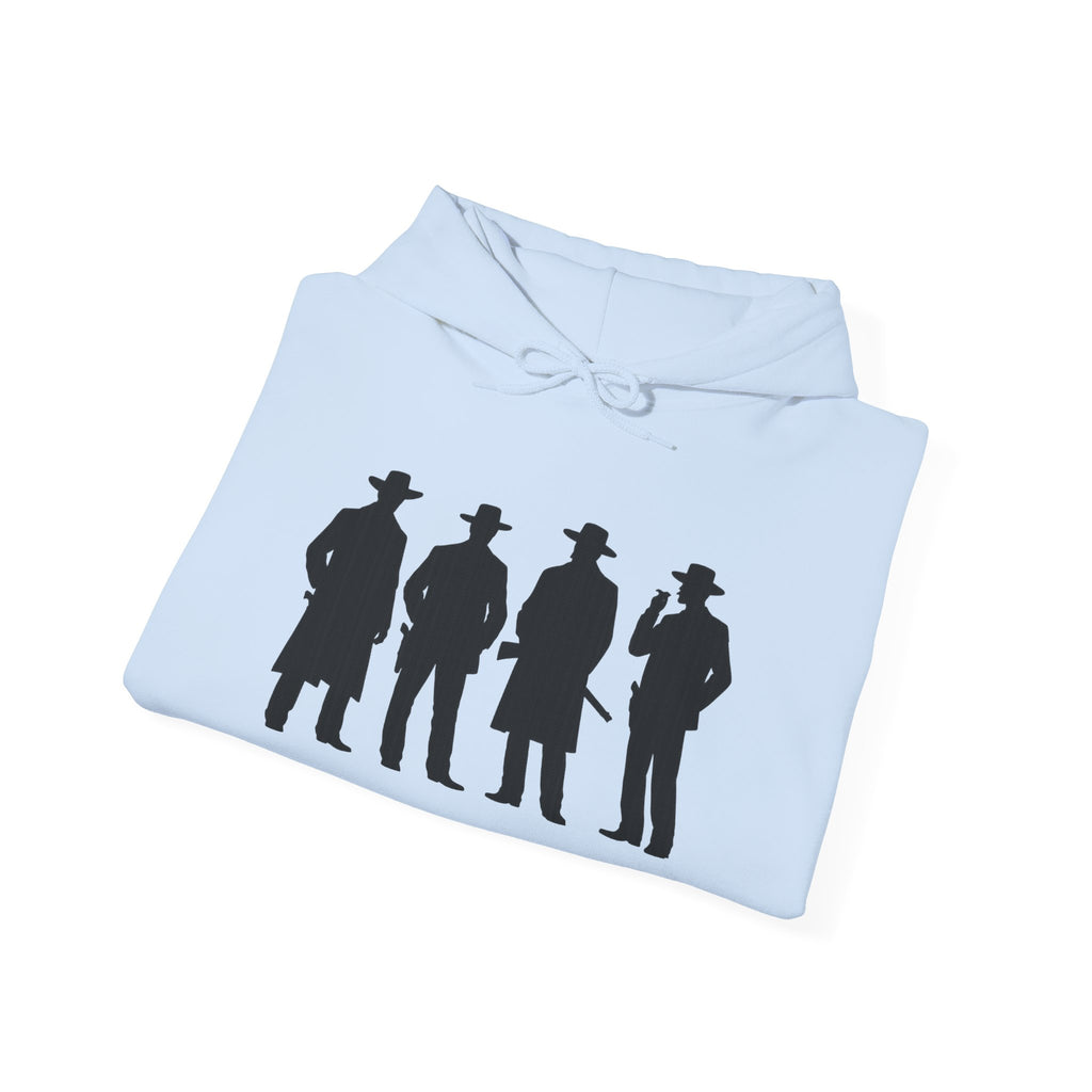 Western Outlaw Hoodie — "Say When" Vintage Gunslinger Pullover