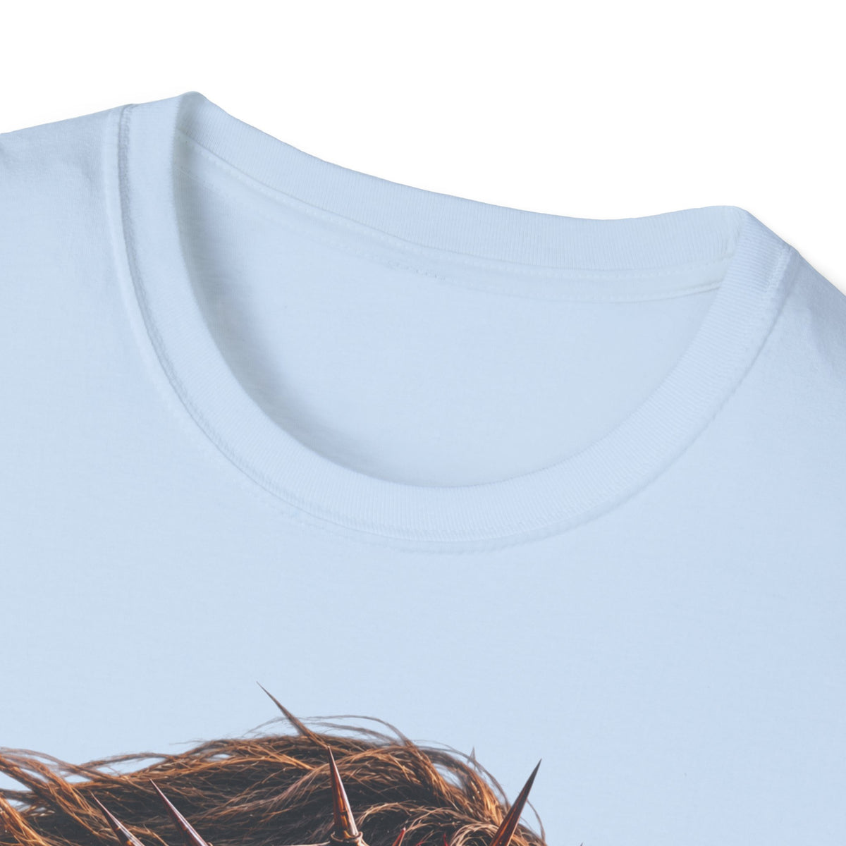 Jesus Portrait T-Shirt — Crown of Thorns Inspirational Christian Tee