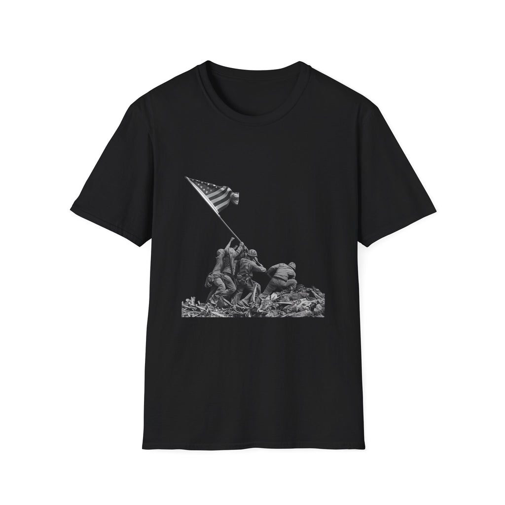 Iwo Jima Flag Raising T-Shirt — WWII Memorial Tribute Tee