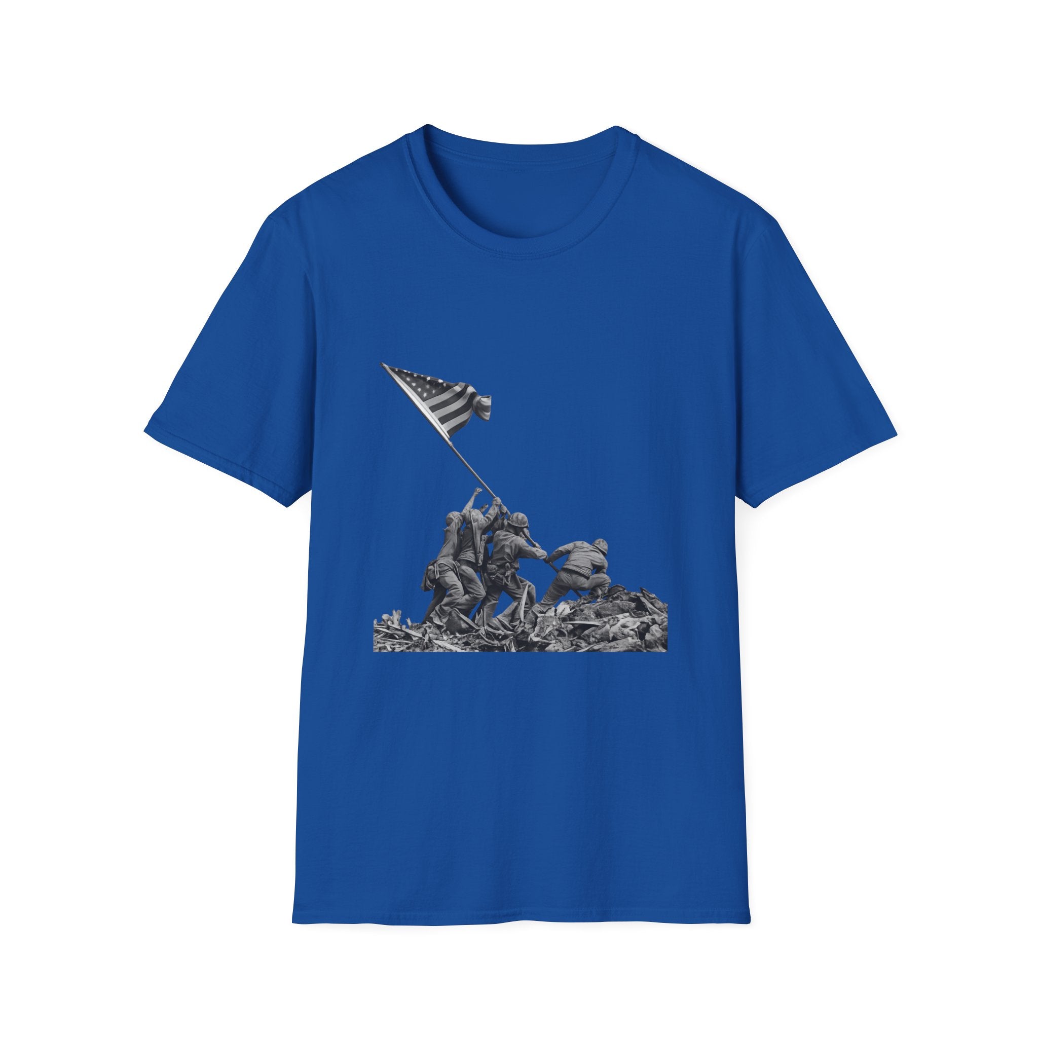 Iwo Jima Flag Raising T-Shirt — WWII Memorial Tribute Tee