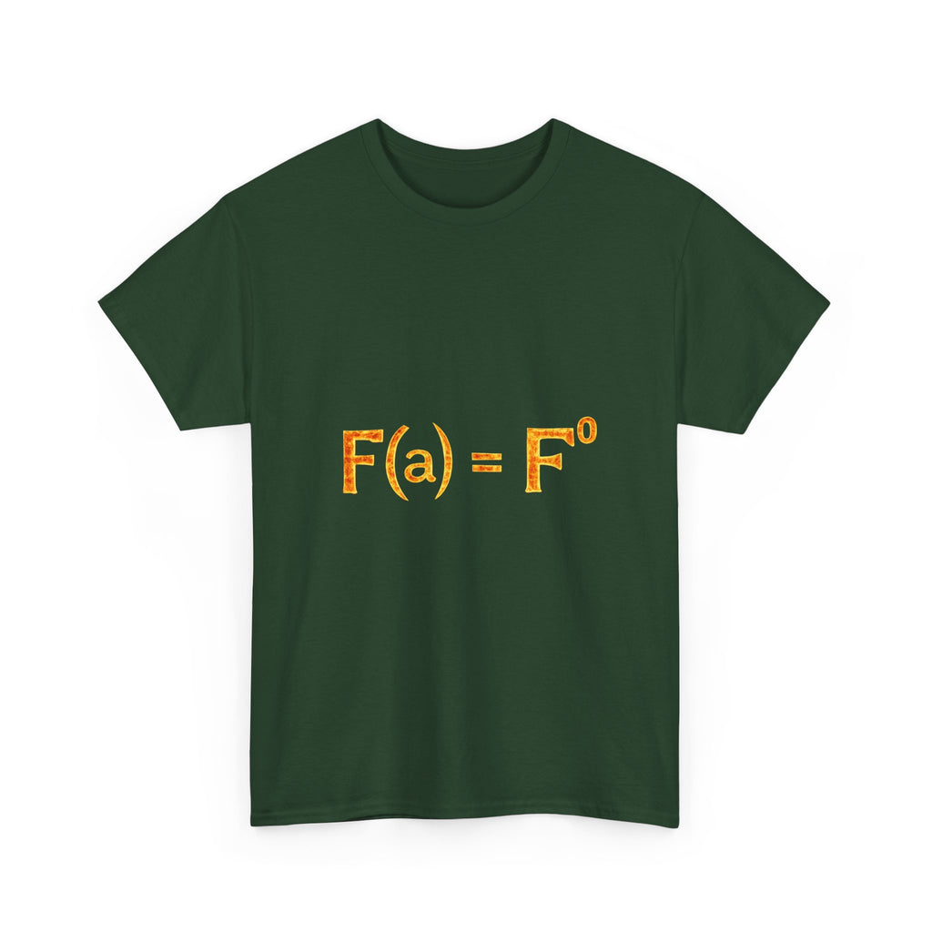 Math Humor T-Shirt — “F(a) = F” Funny Physics/Calculus Tee
