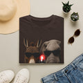 Funny Donkey & Elephant Sunglasses T-Shirt — Political Animal Humor Tee