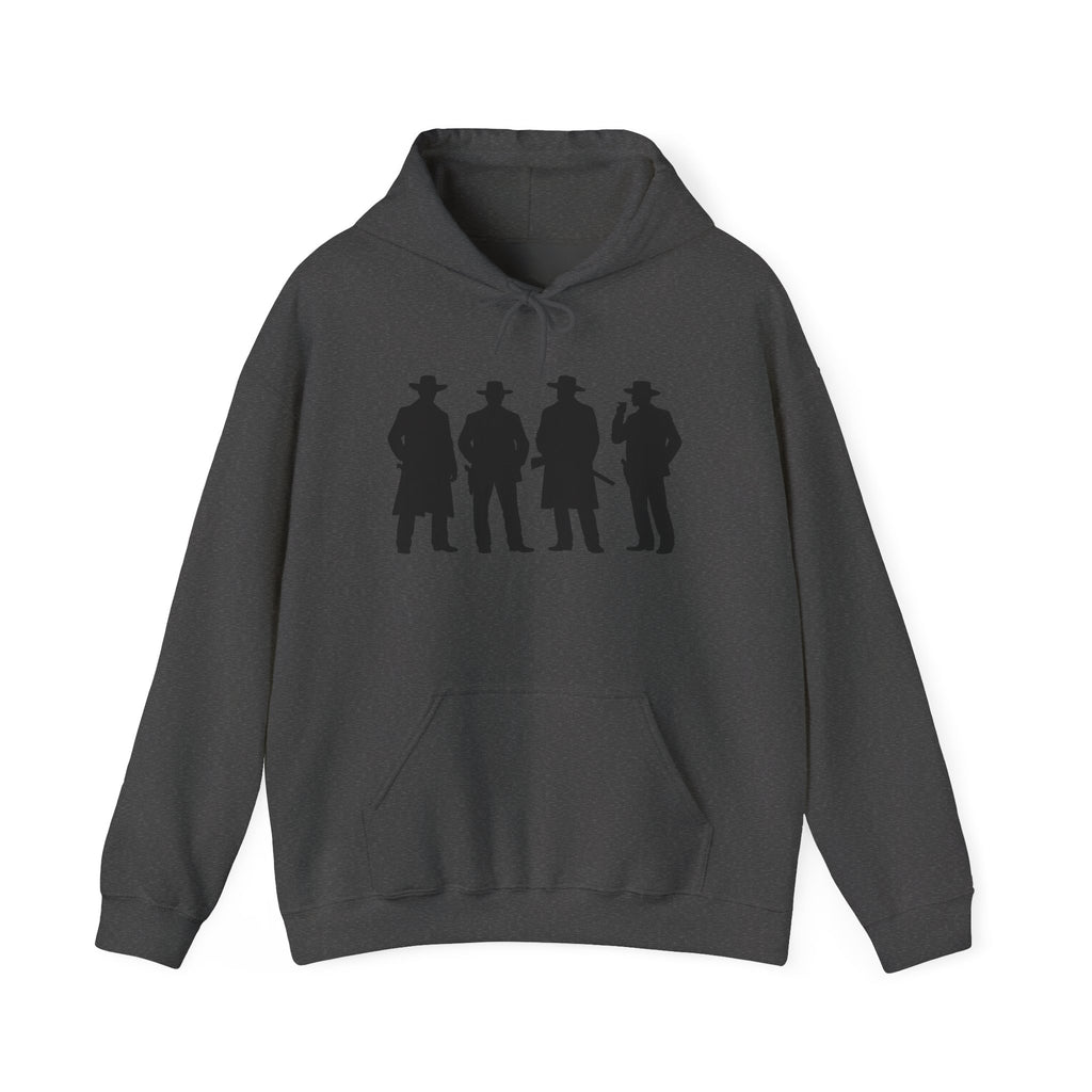 Western Outlaw Hoodie — "Say When" Vintage Gunslinger Pullover