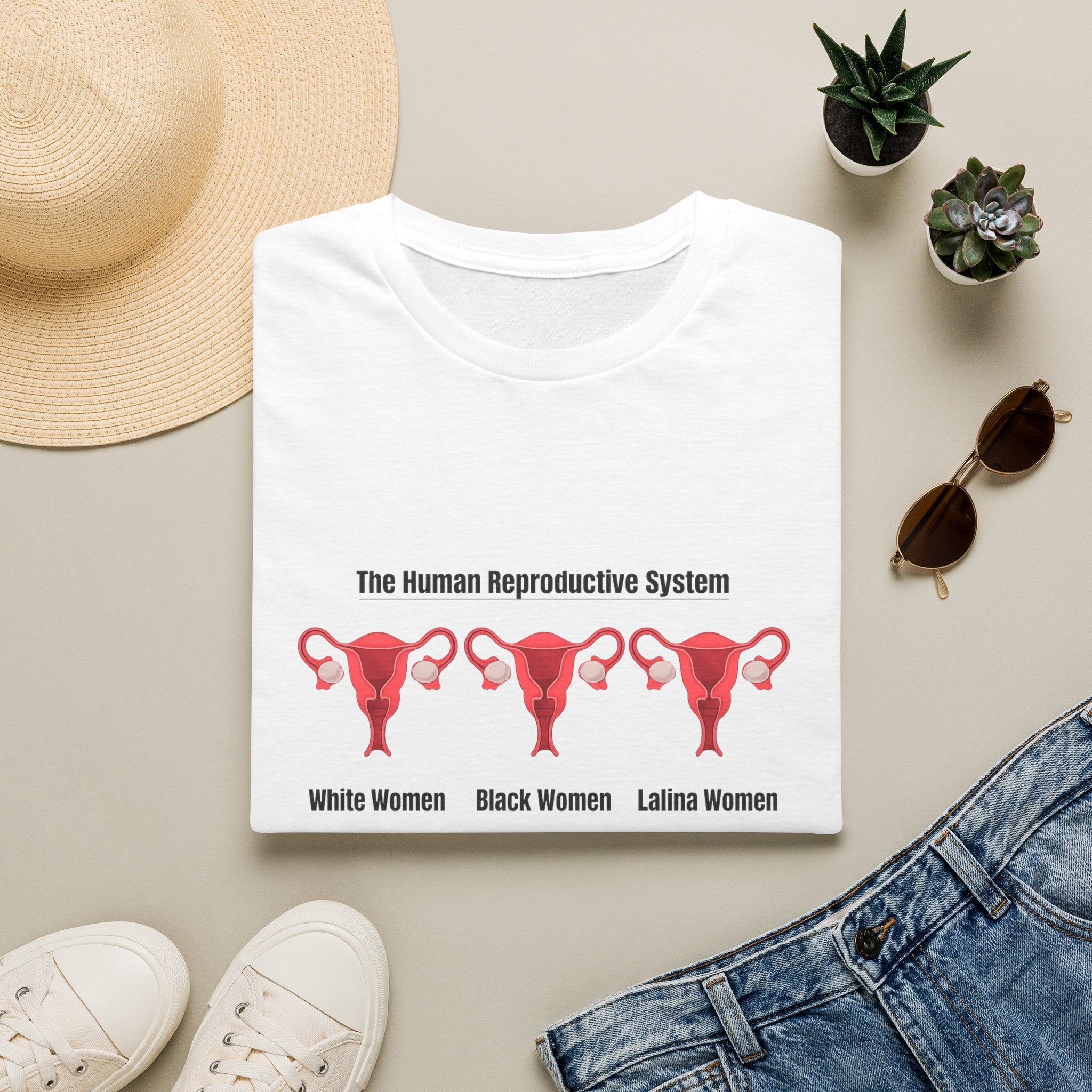 T-Shirt — "The Human Reproductive System" Graphic Tee
