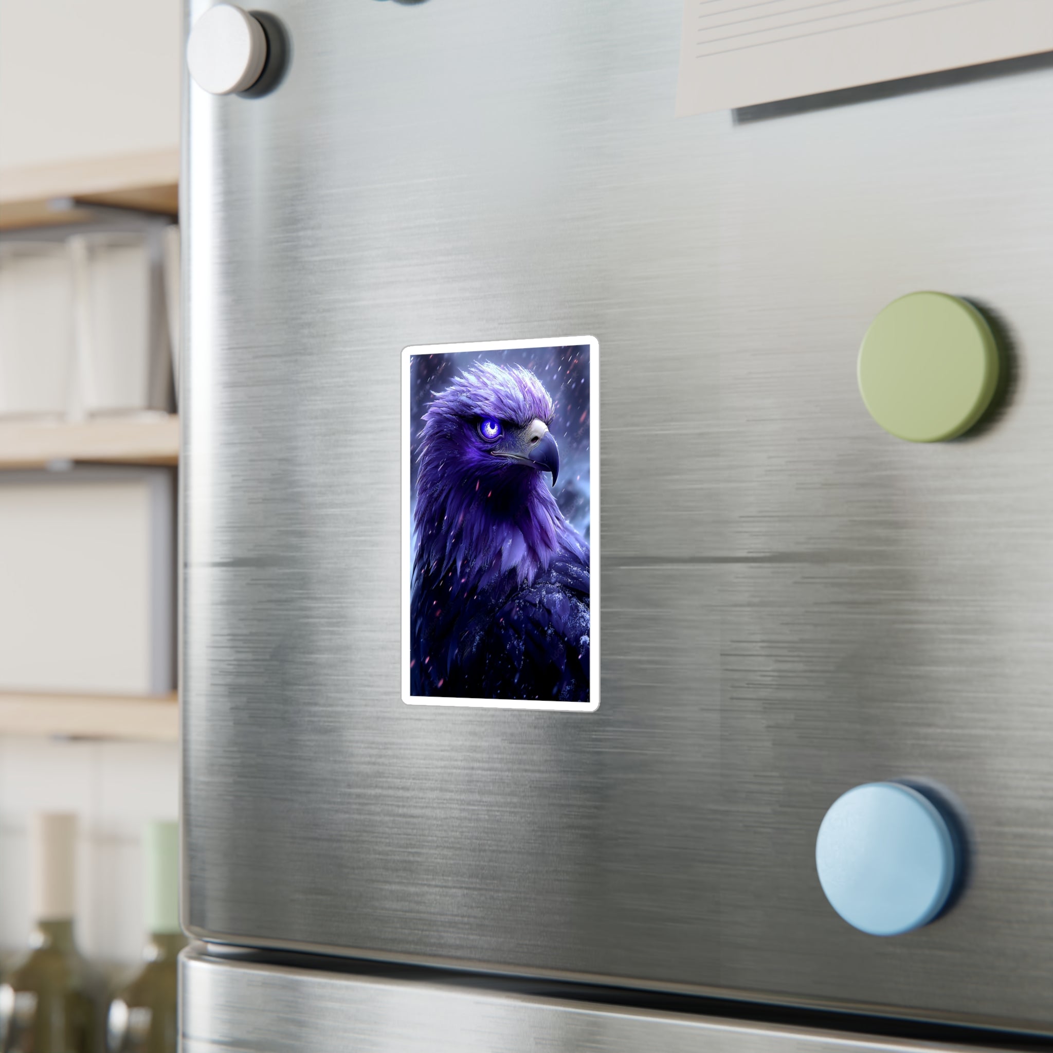 Purple Fantasy Eagle Kiss-Cut Vinyl Decal
