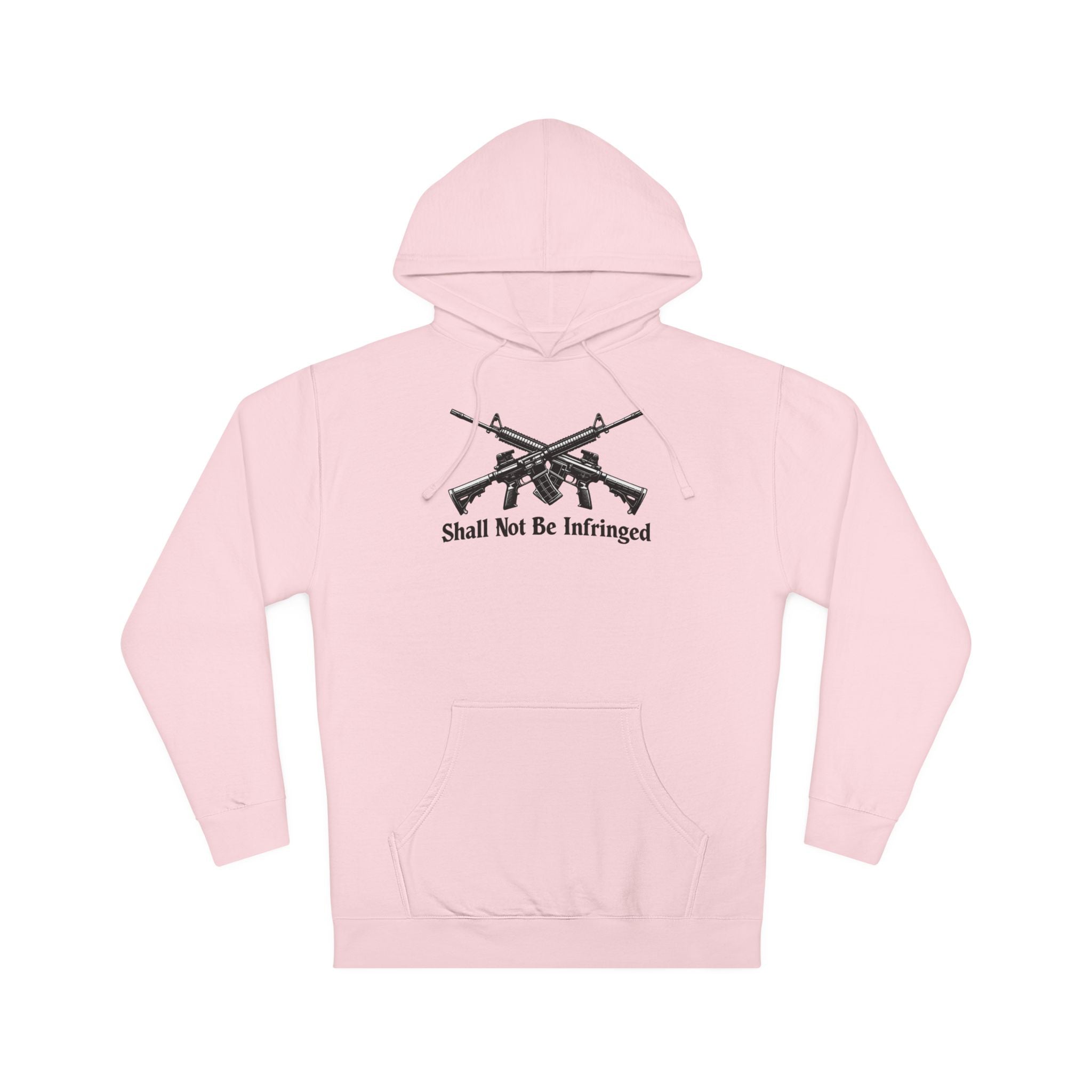 Don't Tread On Me Hoodie — "Shall Not Be Infringed" Rifle Graphic