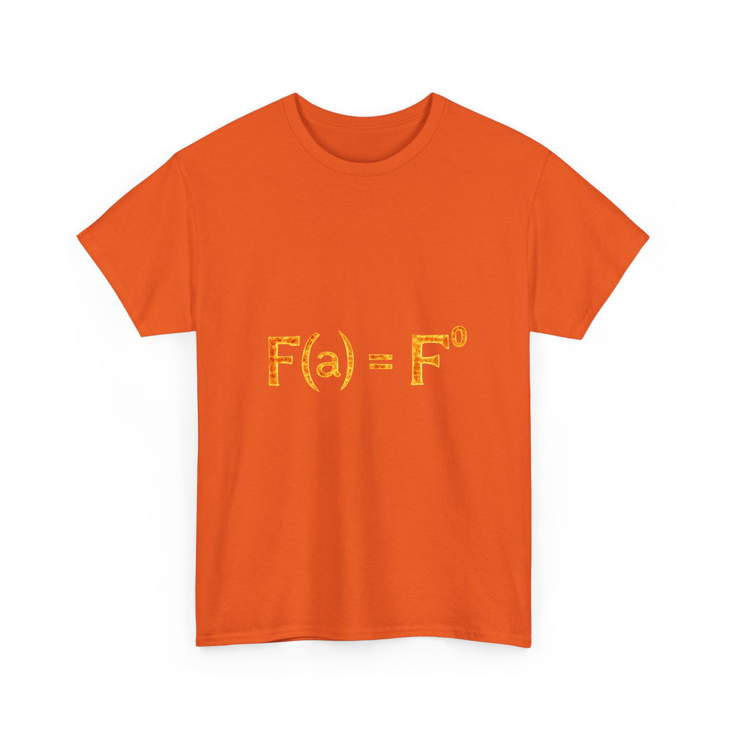 Math Humor T-Shirt — “F(a) = F” Funny Physics/Calculus Tee
