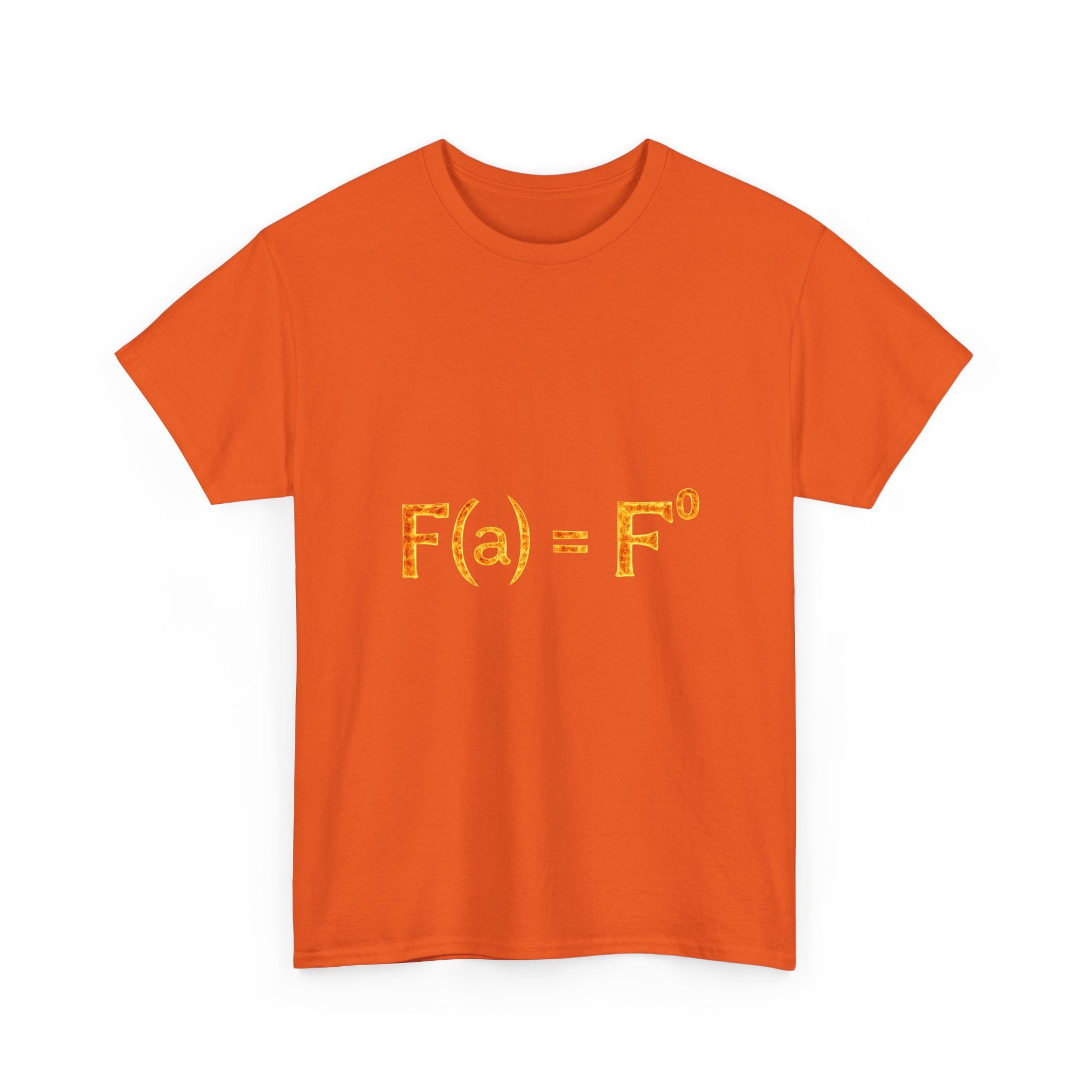 Math Humor T-Shirt — “F(a) = F” Funny Physics/Calculus Tee