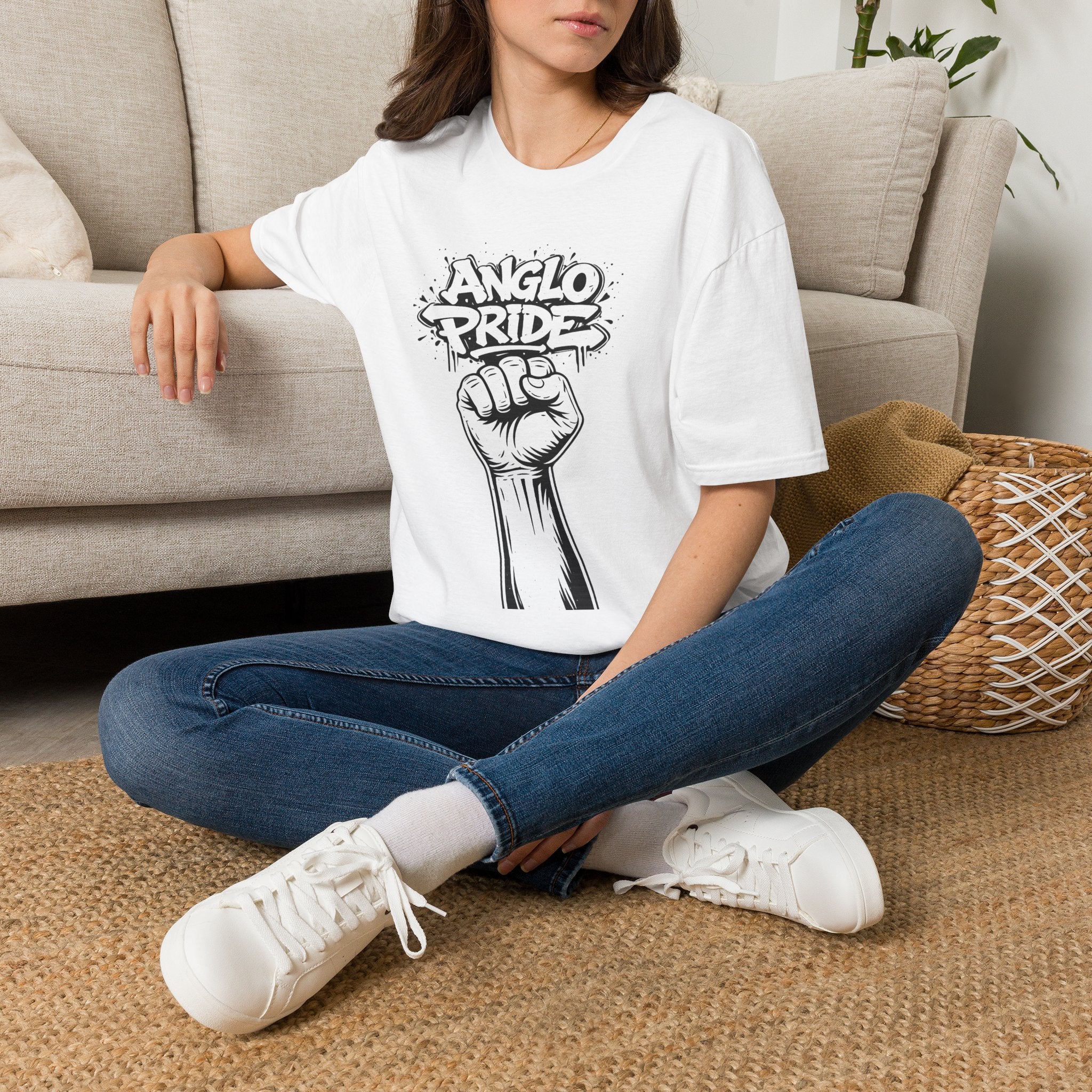 Anglo Pride Fist T-Shirt — Bold Heritage Graphic Tee