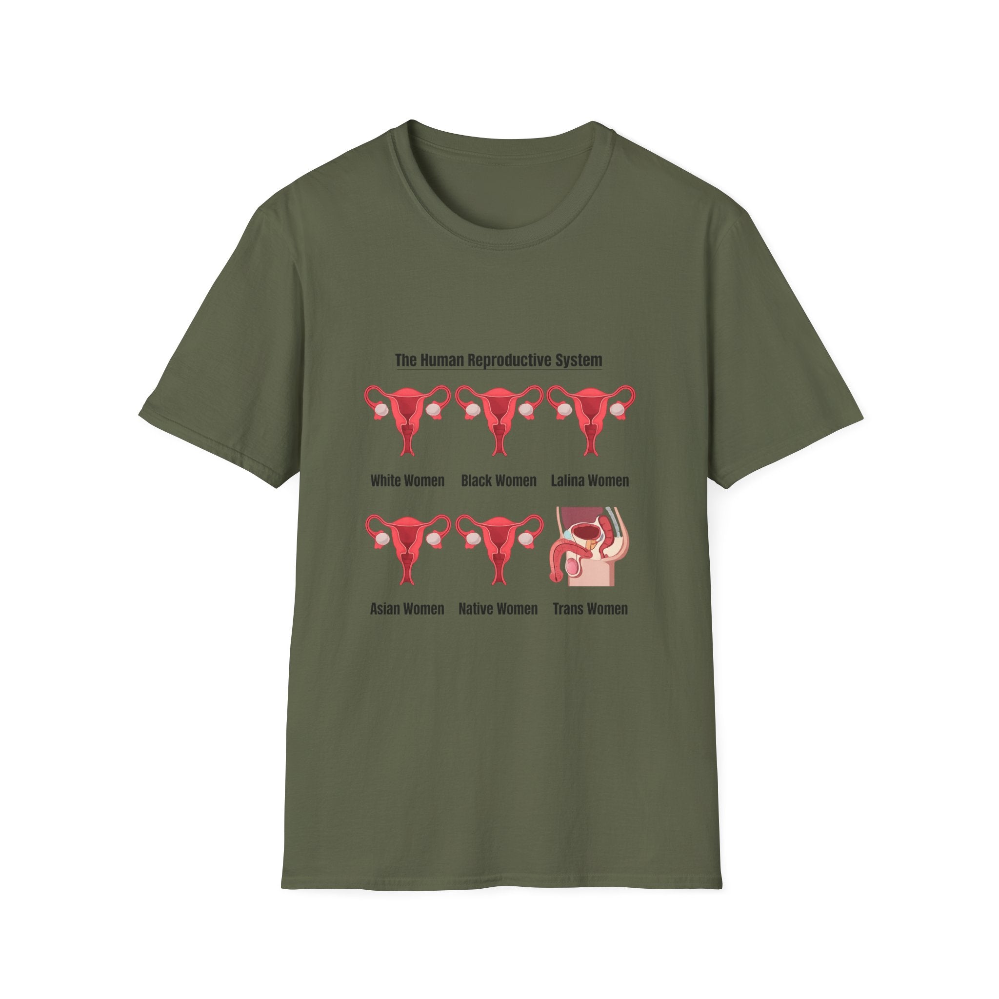 T-Shirt — "The Human Reproductive System" Graphic Tee